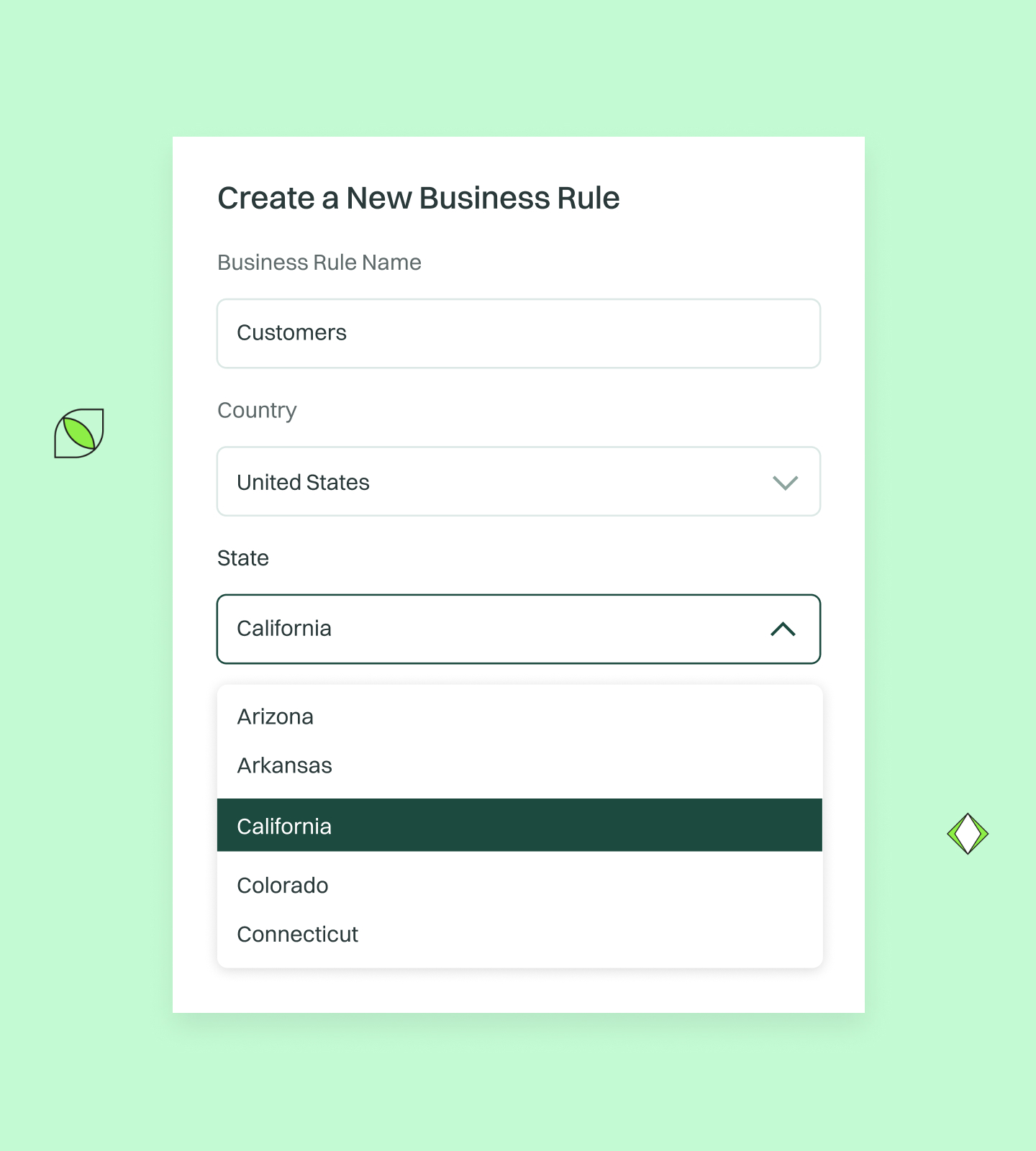Acquire Business Rules